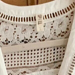 Spell & The Gypsy Collective Olivia Lace Maxi Dress Size Small White